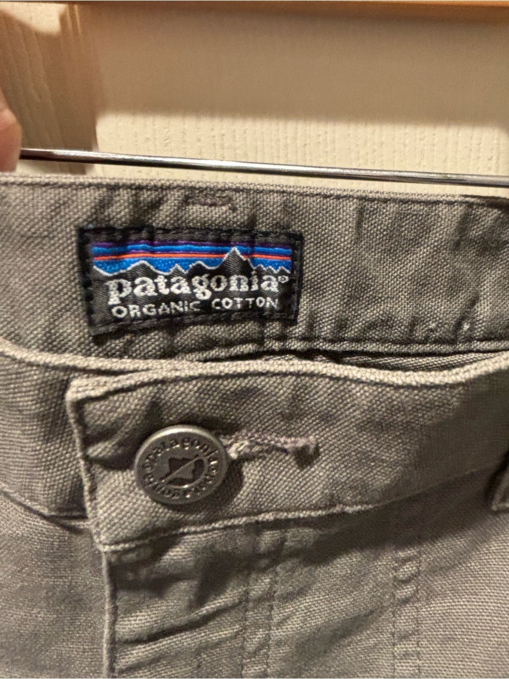 Patagonia Utility Hiking Shorts Size 8 Outdoor Durable Wear grey - Picture 7 of 8
